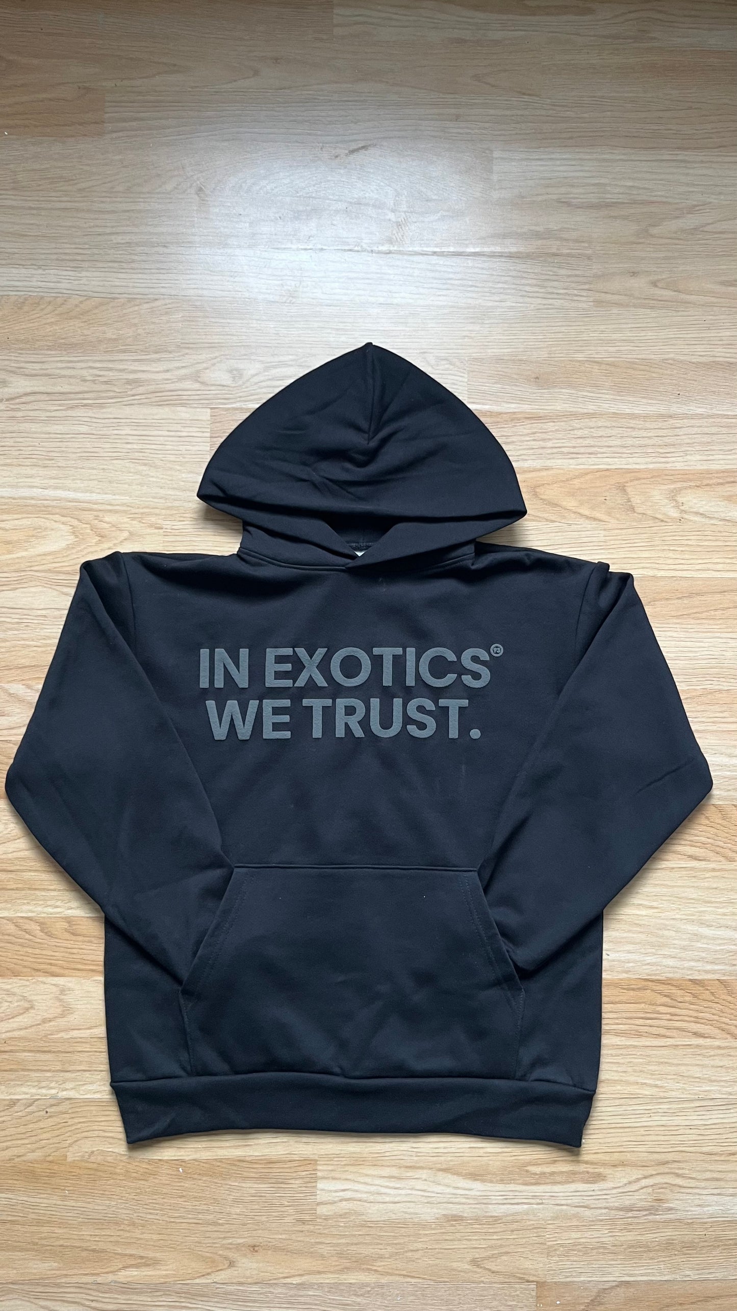 Black/grey exotics hoodie